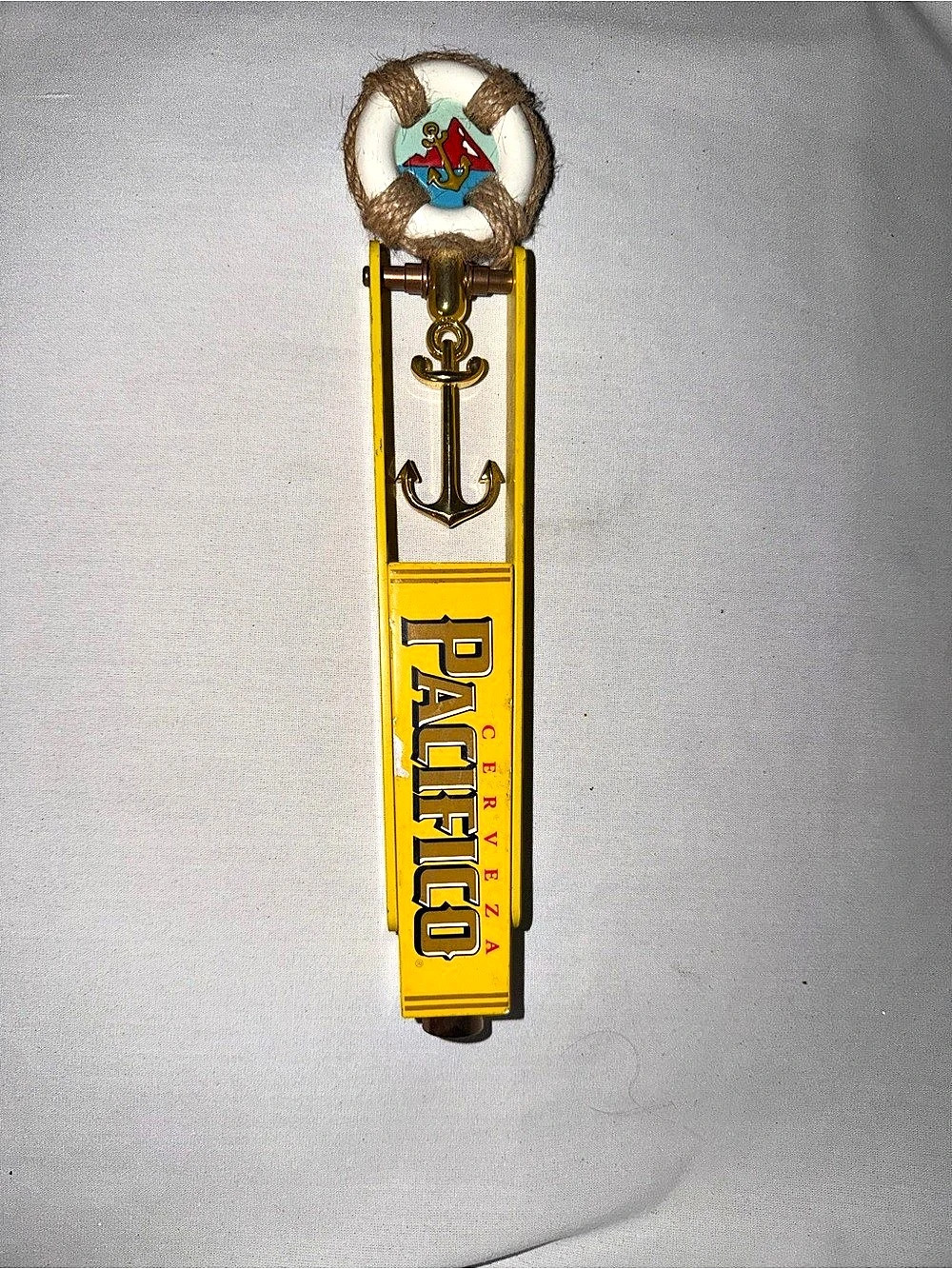 Pacifiko Anchor Wall Decor Yellow Like New